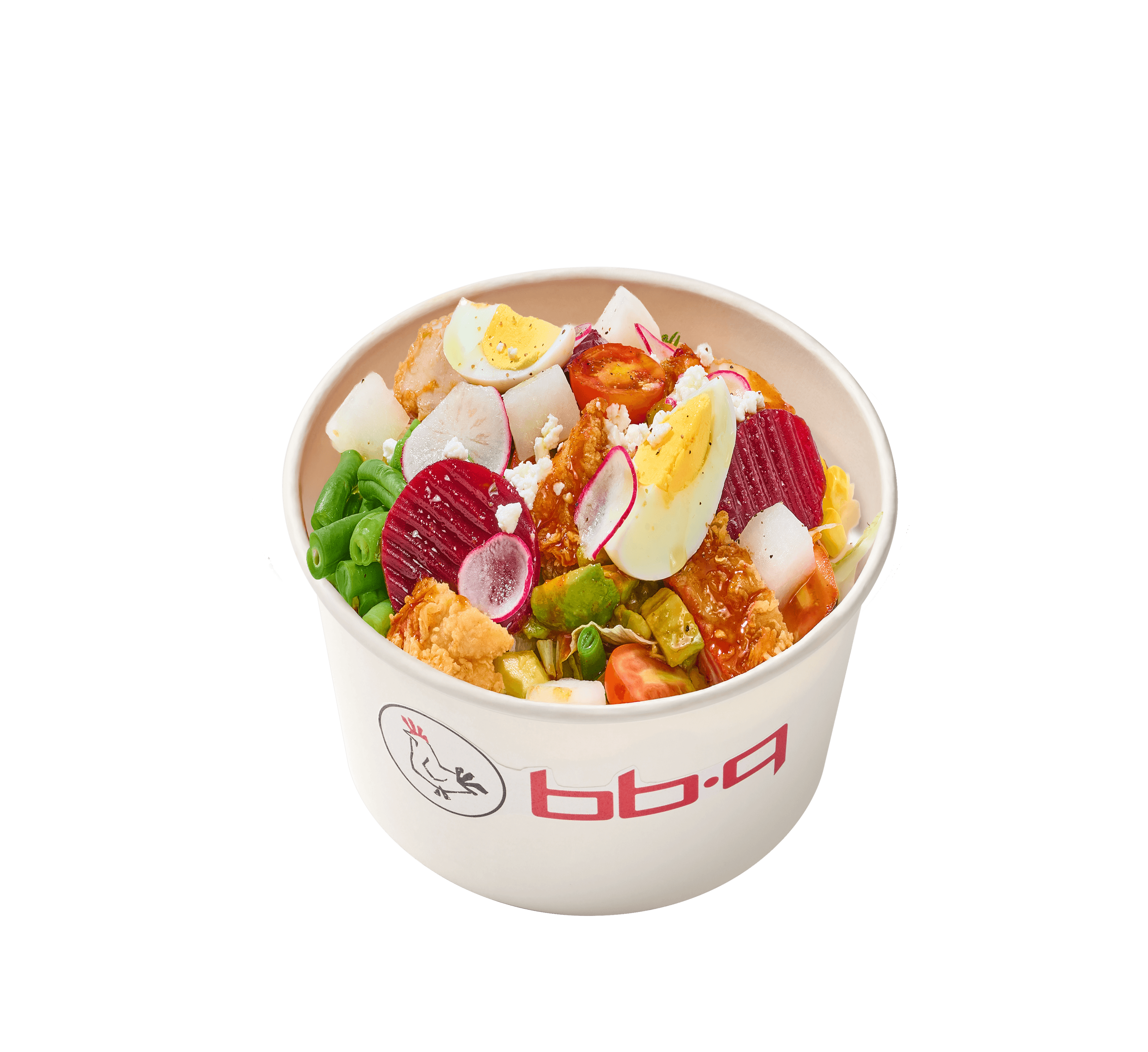 Bowl de ensalada & Pollo frito