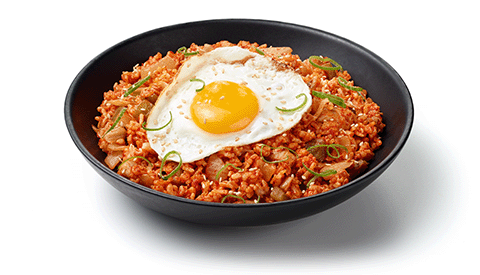 Arroz frito con kimchi